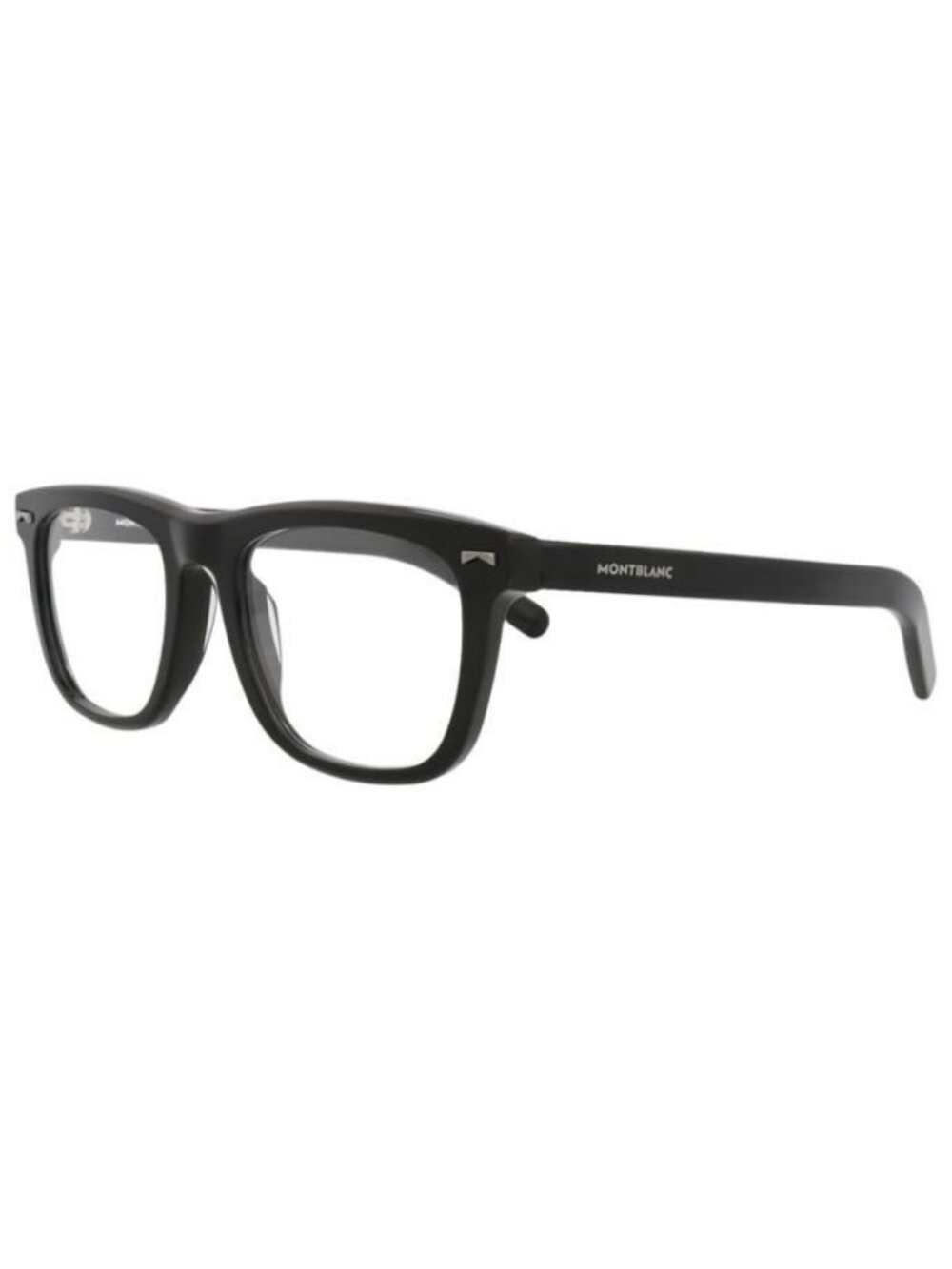 New Montblanc Mens Square/Rectangle Black Black Transparent Fashion Designer Eye